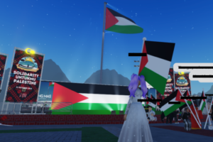 Roblox players are joining digital Pro-Palestine rallies