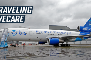 A flying hospital is fighting preventable blindness