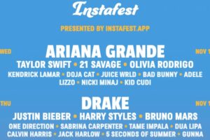 Instafest now lets you create a music festival poster through a playlist link