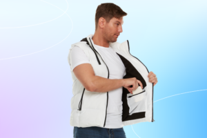 Warm up with a heated vest and power bank for $80