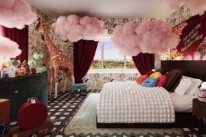 Feast your eyes on these 'Wonka'-themed hotel suites