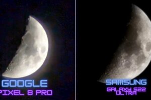 I took moon pics with 3 phones. This one had the best shot.