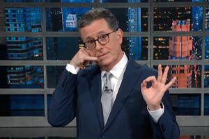 Stephen Colbert has some brutal jokes about Tucker Carlson's streaming network