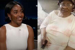 'The Bear' star Ayo Edebiri shares video of her grandmother reacting to the show's swearing