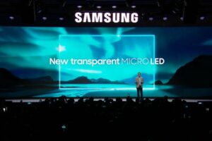 CES 2024: Samsung unveils a transparent TV display, plus the first wireless 8K projector