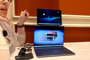 CES 2024: This wacky Lenovo laptop lets you attach a tablet to the lid