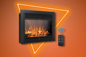 Get an electric fireplace insert with remote for $165