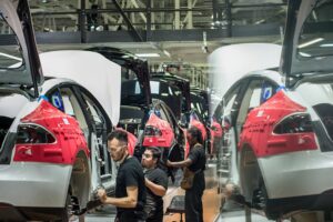 Tesla reportedly raising US factory workers' pay as union looms