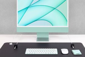 This desk mat and cable block manager bundle is $55