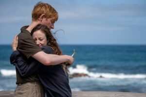 Andrea Riseborough and Domhnall Gleeson discuss the years-long love story of 'Alice and Jack'