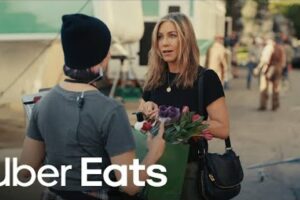 Jennifer Aniston and David Schwimmer have an awkward reunion in Uber Eats Super Bowl ad