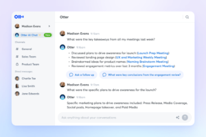 Otter brings GenAI to your meetings with AI summaries, AI chat and more