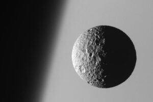 Saturn's 'Death Star' moon has been keeping a big secret