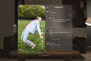 TikTok launches a 'reimagined' app for the Apple Vision Pro